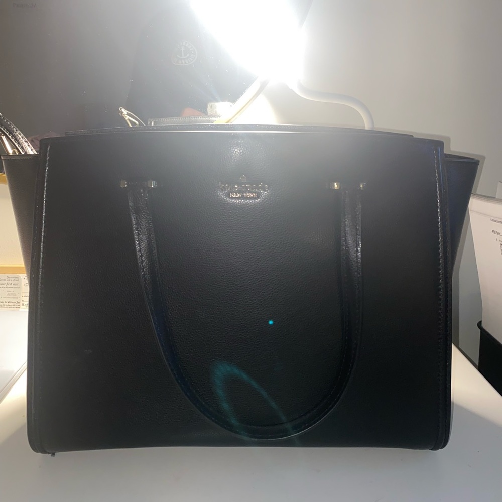 black kate spade tote